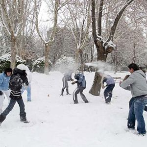 Snöbollskrig I Spanien