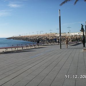 Den Långa Piren I Torrevieja