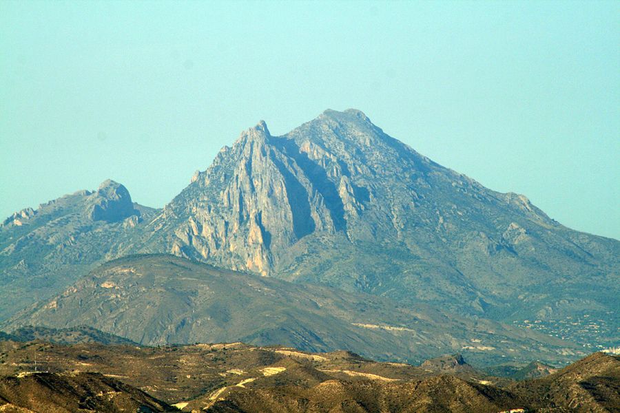 Montañas, Alicante